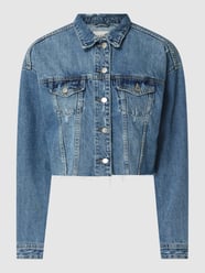 Kort jeansjack van katoen  van REVIEW Blauw - 48