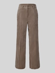 Regular Fit Cordhose mit angedeuteten Taschen Modell 'AMELIE' von CAMBIO Beige - 44