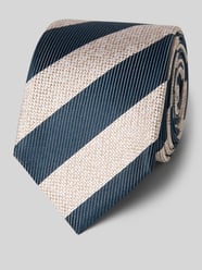 Seidenkrawatte im Allover-Look (6,5 cm) von OLYMP Beige - 32