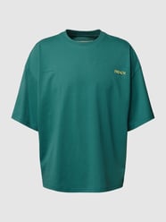 Oversized T-shirt met labelprint van Preach Groen - 23
