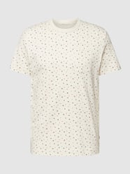 T-Shirt mit Allover-Muster Modell 'Allover printed' von Tom Tailor Beige - 27