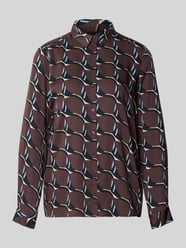 Hemdbluse aus Viskose mit Kentkragen von Milano Italy - 14