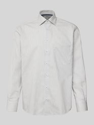 Comfort fit zakelijk overhemd van katoen met kentkraag van ETERNA - 35