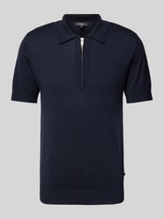 Slim Fit Poloshirt mit Reißverschluss Modell 'Polo Knit' von Matinique - 10