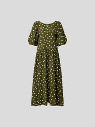 Midikleid mit Polka Dots von Stine Goya Blau - 17