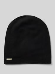 Doppelt gestrickte Beanie aus reinem Kaschmir von Seeberger - 28