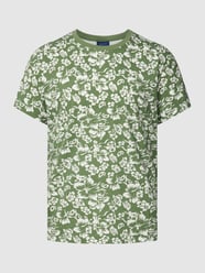 Regular Fit T-Shirt mit Allover-Muster Modell 'FLORAL' von Gant Grün - 4