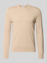 Wollpullover mit gerippten Abschlüssen von Filippa K Beige - 12