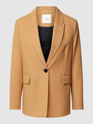 Blazer met klepzakken van s.Oliver BLACK LABEL Bruin - 24