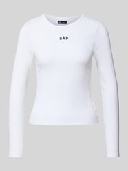 Bluzka z długim rękawem z wyhaftowanym logo od GAP - 6