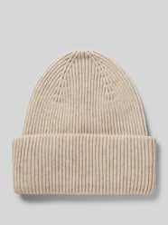 Beanie mit breitem Umschlag von Profuomo Beige - 37