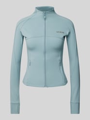 Sweatjacke mit Label-Applikation Modell 'MARIKA' von Guess Activewear Blau - 33