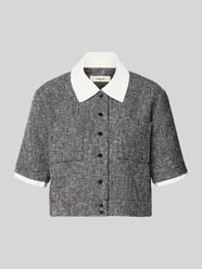 Cropped Bluse mit Brusttaschen Modell 'LINO' von SUNCOO PARIS - 7