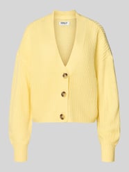 Regular Fit Strickjacke mit einreihiger Knopfleiste Modell 'CAROL NICE' von ONLY - 4