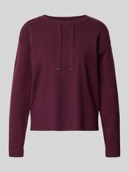 Strickpullover mit Tunnelzug von Betty Barclay Bordeaux - 23