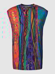 Tanktop mit Allover-Muster von CARLO COLUCCI Orange - 17