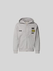 Regular Fit Sweatjacke mit Logo-Patch von MM6 Maison Margiela - 46