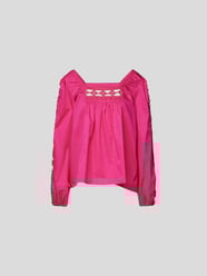Bluse mit Lochstickmuster von Devotion Rosa - 9
