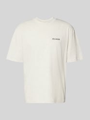 Oversized T-Shirt mit Label-Print Modell 'Miles' von PEGADOR - 27
