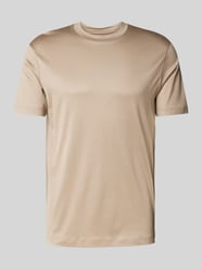 T-Shirt aus Lyocell-Mix von Emporio Armani Beige - 43
