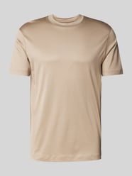 T-Shirt aus Lyocell-Mix von Emporio Armani Beige - 35