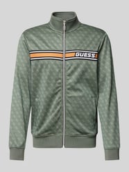 Trainingsjacke mit Stehkragen Modell 'KORBIN' von Guess Activewear Grün - 15