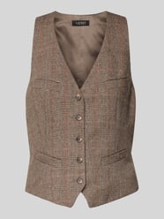 Gilet met V-hals van Lauren Ralph Lauren Beige - 44