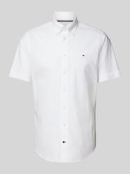 Regular Fit Business-Hemd mit 1/2-Arm von Tommy Hilfiger Weiß - 5