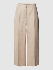 Linnen broek met persplooien van s.Oliver BLACK LABEL Beige - 7