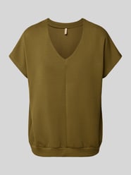 T-shirt z dekoltem w serek model ‘BANU’ od Soyaconcept - 1