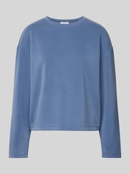 Sweatshirt mit überschnittenen Schultern von Rich & Royal Blau - 35