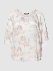 Bluse mit Allover-Muster von ARMANI EXCHANGE Weiß - 10