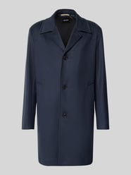 Relaxed fit lange jas met reverskraag, model 'CLARK' van BOSS - 8