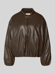 Bomberjacke aus Kunstleder mit Reißverschluss von ANOTHER COTTON LAB - 28