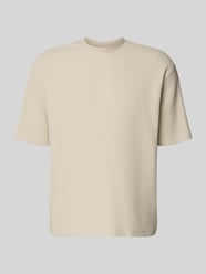 Relaxed fit T-shirt met ronde hals van Jake*s Studio Men Beige - 26