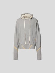 Hoodie mit Kontraststreifen von Greg Lauren Grau - 33