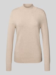 Gebreide pullover met opstaande kraag van Christian Berg Woman Beige - 10