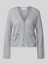 Kurtka o kroju regular fit z dzianiny z mieszanki żywej wełny od Marc O'Polo - 5