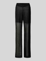 Hose in metallic Modell 'Olly' von My Essential Wardrobe Schwarz - 1