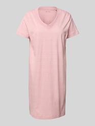 Regular Fit Nachthemd aus reiner Baumwolle von Marc O'Polo Pink - 1