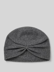 Mütze aus reiner Wolle in Strick-Optik Modell 'NOS' von Loevenich - 18