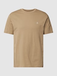 T-Shirt mit Label-Print von Marc O'Polo Beige - 26