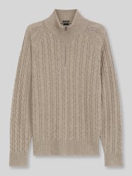 Pullover mit Troyerkragen Modell 'H-Furore' von BOSS Beige - 31