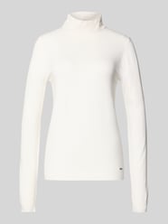 Golf z mieszanki wiskozy z detalem z logo od More & More - 18