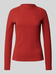 Longsleeve mit Stehkragen von Christian Berg Woman Selection Rot - 3