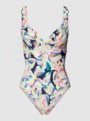 Badpak met all-over motief, model 'CARILO' van Esprit Blauw / turquoise - 37