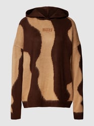 Hoodie in Strick-Optik Modell 'FRENZY' von The Ragged Priest Braun - 17