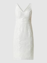 Cocktailjurk van kant  van TROYDEN COLLECTION Wit - 35
