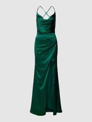 Abendkleid mit Wasserfall-Ausschnitt von Luxuar - 31