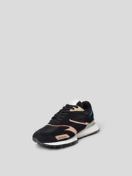 Sneaker aus Leder-Mix von GHŌUD Grün - 8